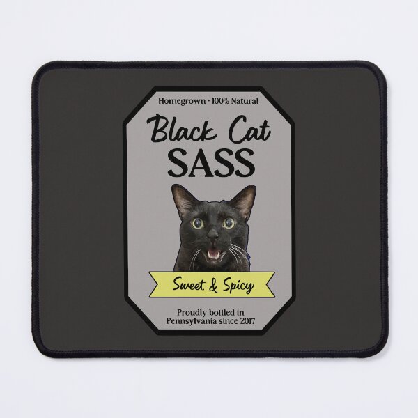 Item preview, Black Cat Sass • Featuring Manny Halloween Cat designed and sold by MannyShop.