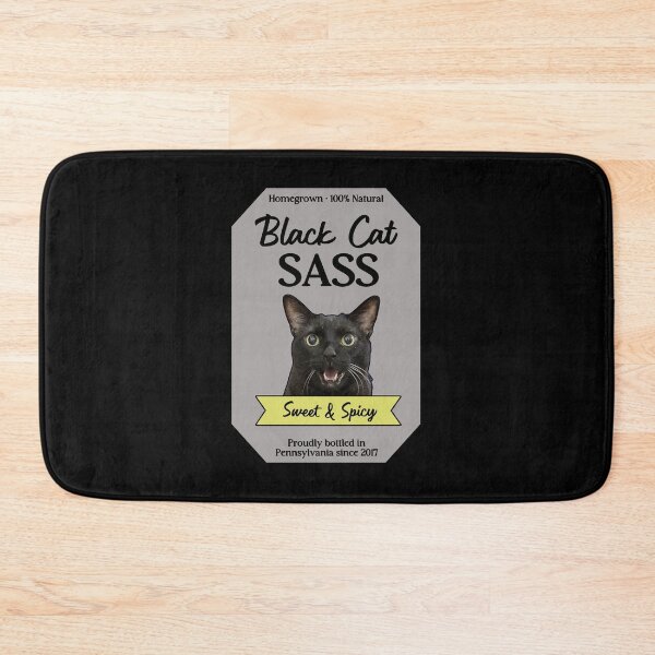 Artikelvorschau, Black Cat Sass • Mit Manny Halloween Cat entworfen und verkauft von MannyShop.