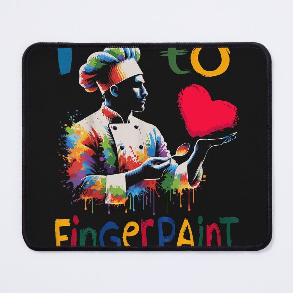Item preview, I Food Love To Finger Paint Chef I'm Paint Cute Couple designed and sold by MOHAMED FRASER.