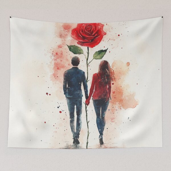 Artikelvorschau, Das Geschenk der wahren Liebe und der zeitlosen Liebe. One Rose Away.02 entworfen und verkauft von Tem‑Tip of pen.