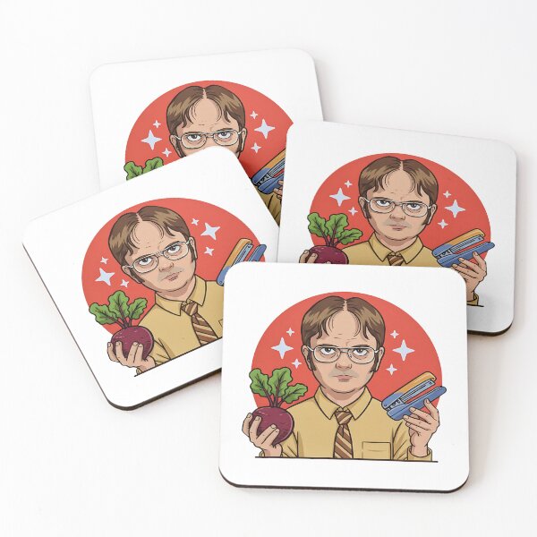 Item preview, Funny Office Character with Beet and Stapler - Quirky Pop Culture Art designed and sold by Greemo03.