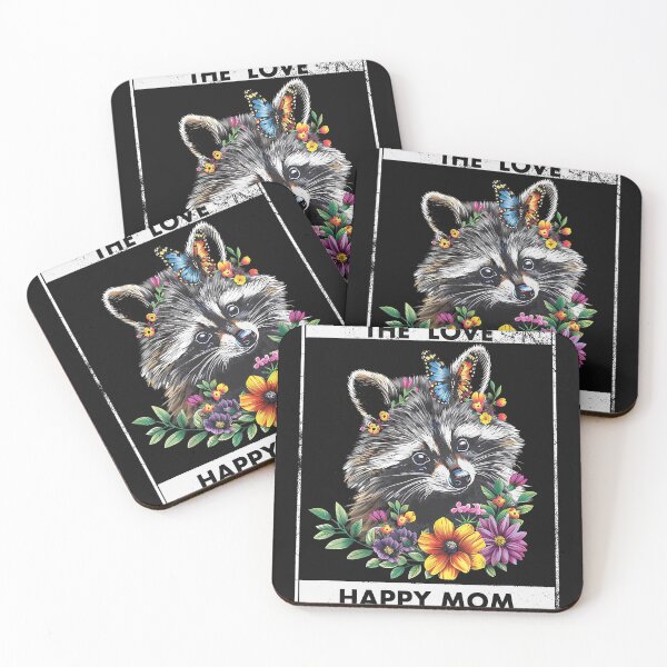Item preview, Lovely Animal Raccoon With Sunflower Gifts For Women Motherday designed and sold by MOHAMED FRASER.