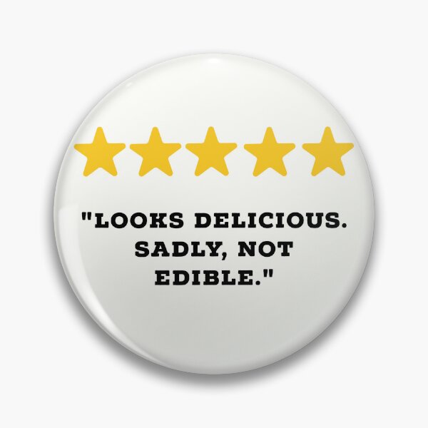 Item preview, Food Lover Reviews Funny 5 Star Review #1 designed and sold by Jollys-ArtShop.