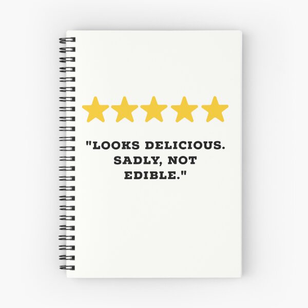 Item preview, Food Lover Reviews Funny 5 Star Review #1 designed and sold by Jollys-ArtShop.