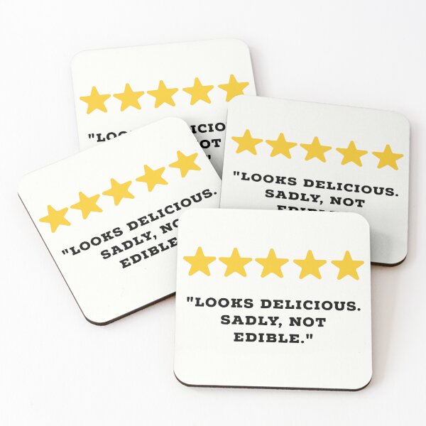 Item preview, Food Lover Reviews Funny 5 Star Review #1 designed and sold by Jollys-ArtShop.
