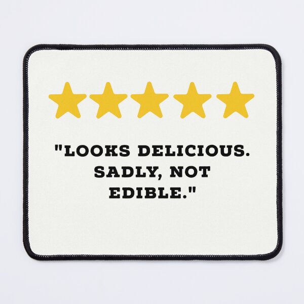Item preview, Food Lover Reviews Funny 5 Star Review #1 designed and sold by Jollys-ArtShop.