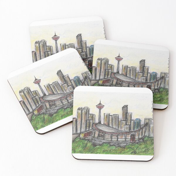 Item preview, City of Calgary Skyline designed and sold by annieartbeatz.