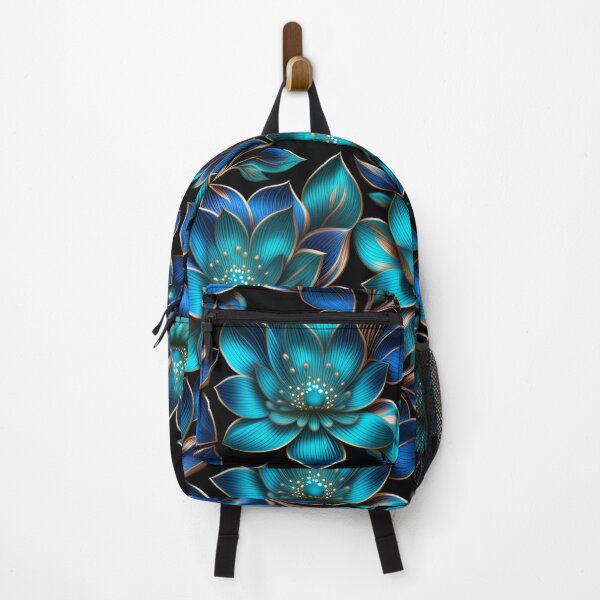 Item preview, Enchanted Sapphire & Gold Floral | Mystical Botanical Elegance designed and sold by Juliette Ozkalfayan.