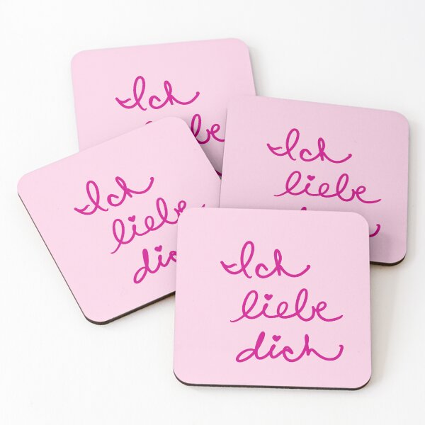 Item preview, I love you in German designed and sold by abeink.