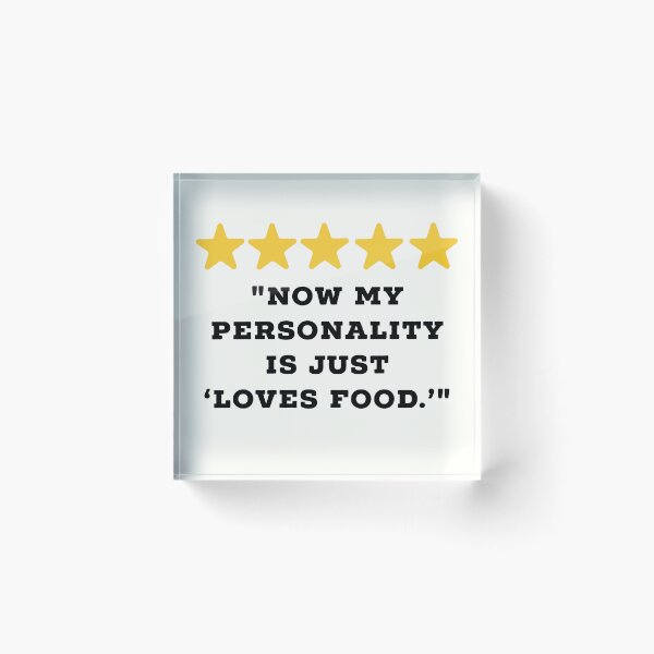 Item preview, Food Lover Reviews Funny 5 Star Review #3 designed and sold by Jollys-ArtShop.