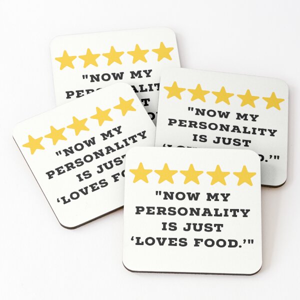 Item preview, Food Lover Reviews Funny 5 Star Review #3 designed and sold by Jollys-ArtShop.
