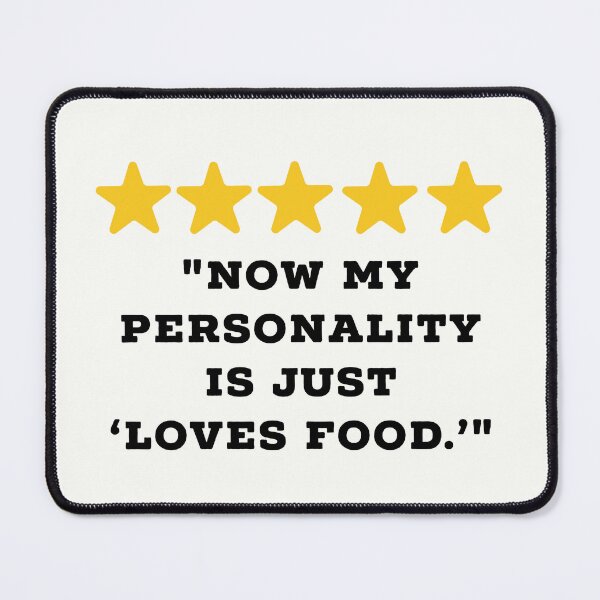 Item preview, Food Lover Reviews Funny 5 Star Review #3 designed and sold by Jollys-ArtShop.