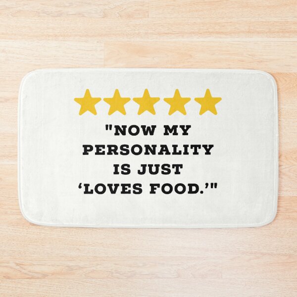 Item preview, Food Lover Reviews Funny 5 Star Review #3 designed and sold by Jollys-ArtShop.