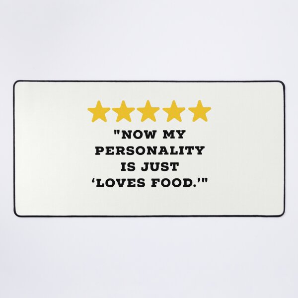 Item preview, Food Lover Reviews Funny 5 Star Review #3 designed and sold by Jollys-ArtShop.