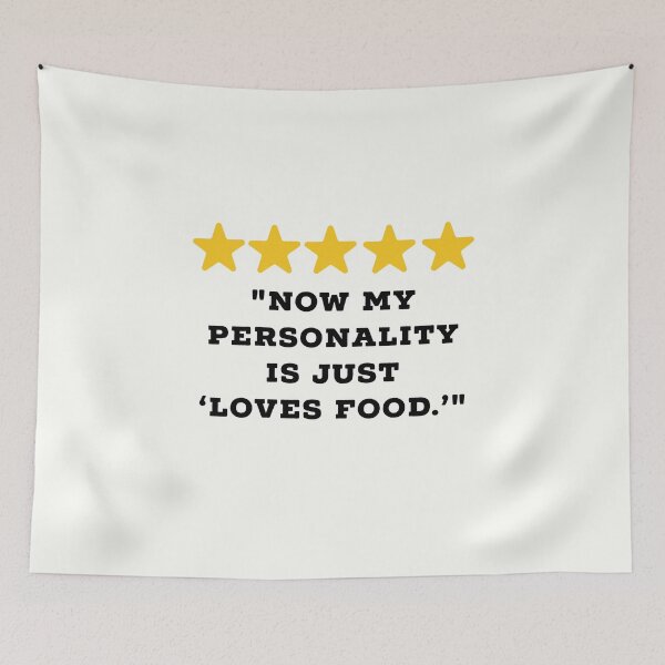 Item preview, Food Lover Reviews Funny 5 Star Review #3 designed and sold by Jollys-ArtShop.
