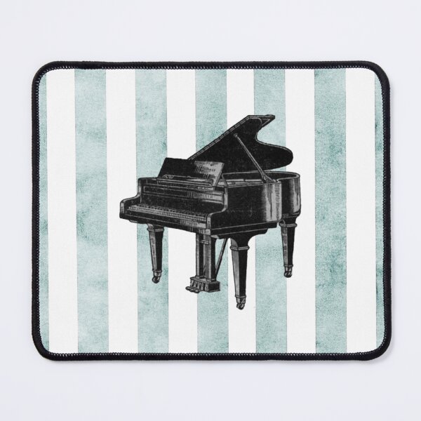 Item preview, Grand Piano Sea Blue Stripes designed and sold by AtriumHouse.