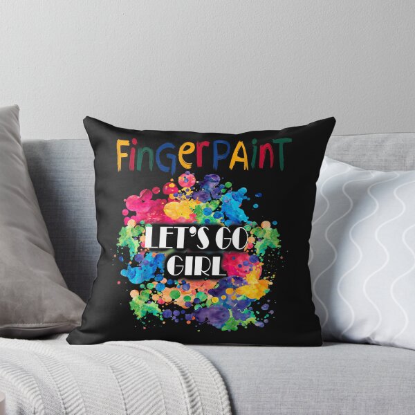 Item preview, Let's Go Girls Finger Paint Party Funny Vintage Colorfulls designed and sold by MOHAMED FRASER.
