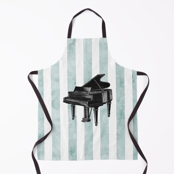 Item preview, Grand Piano Sea Blue Stripes designed and sold by AtriumHouse.