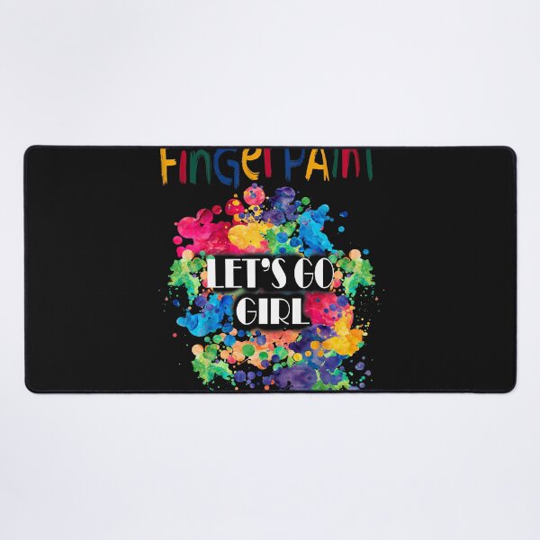 Item preview, Let's Go Girls Finger Paint Party Funny Vintage Colorfulls designed and sold by MOHAMED FRASER.