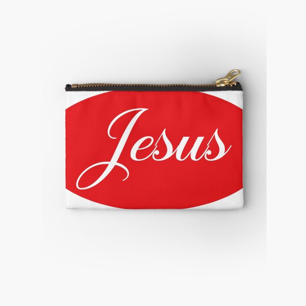Item preview, Jesus letter design red oval-shape background  designed and sold by James-J.