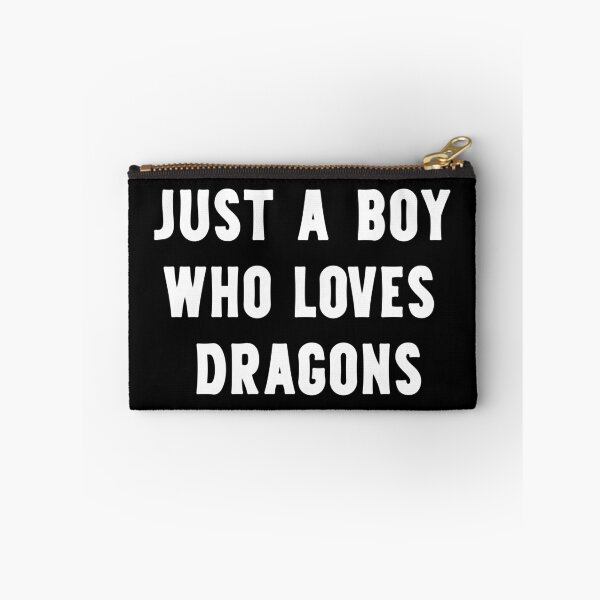 Item preview, Just A Boy Who Loves Dragons Funny Dragon Lover designed and sold by RareBunny.