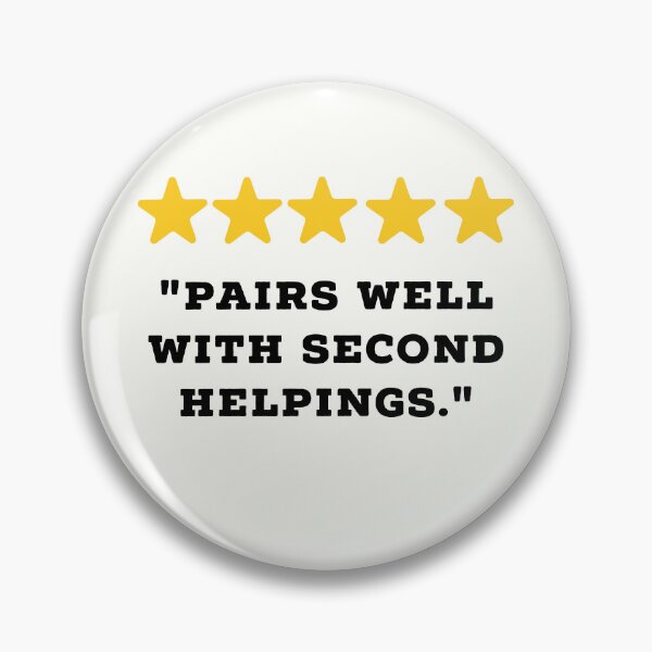 Item preview, Food Lover Reviews Funny 5 Star Review #4 designed and sold by Jollys-ArtShop.
