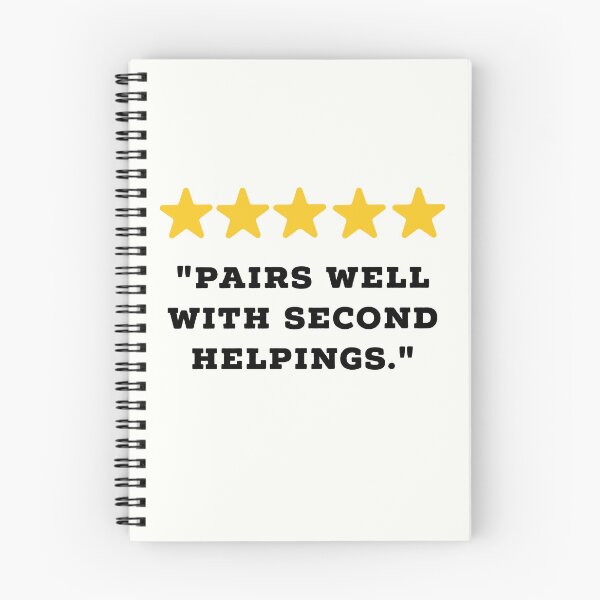 Item preview, Food Lover Reviews Funny 5 Star Review #4 designed and sold by Jollys-ArtShop.