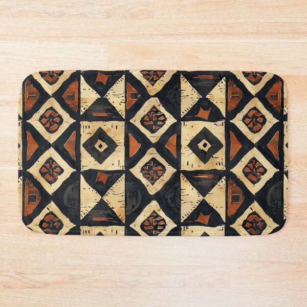 Item preview, African Bogolan Mud Cloth Pattern designed and sold by Myra365Art.