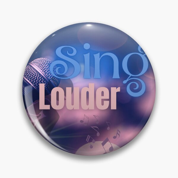 Item preview, Sing Louder So Your Voice Can Be Heard designed and sold by BrightrDayMusicArt.