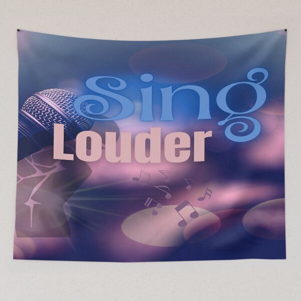 Item preview, Sing Louder So Your Voice Can Be Heard designed and sold by BrightrDayMusicArt.
