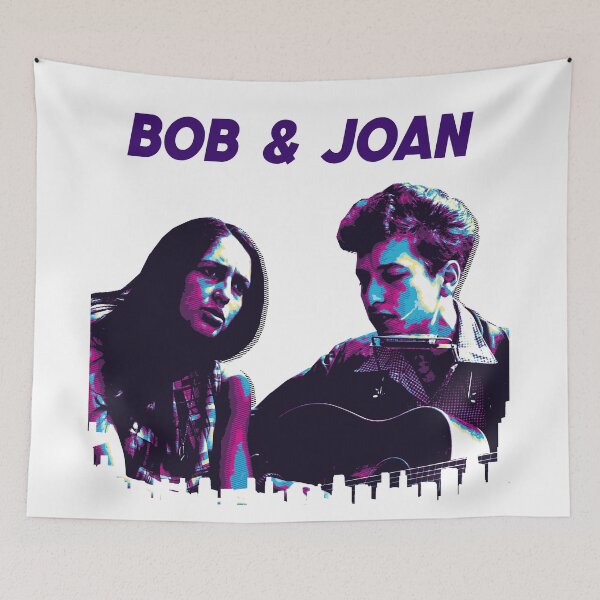 Item preview, Bob Dylan and Joan retro 80s designed and sold by Brian Connor.