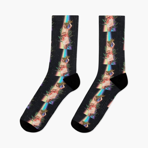Item preview, Psychedelic Rainbow Weeds designed and sold by Dani Moffet.