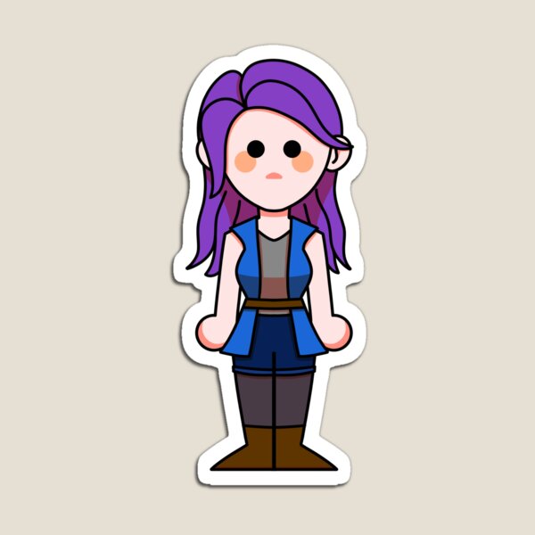 Aperçu de l'œuvre Autocollant SDV Abigail Stardew Valley créée et vendue par MirrorTail755.