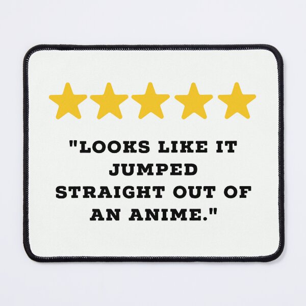 Item preview, Anime Lover Reviews Funny 5 Star Review #1 designed and sold by Jollys-ArtShop.