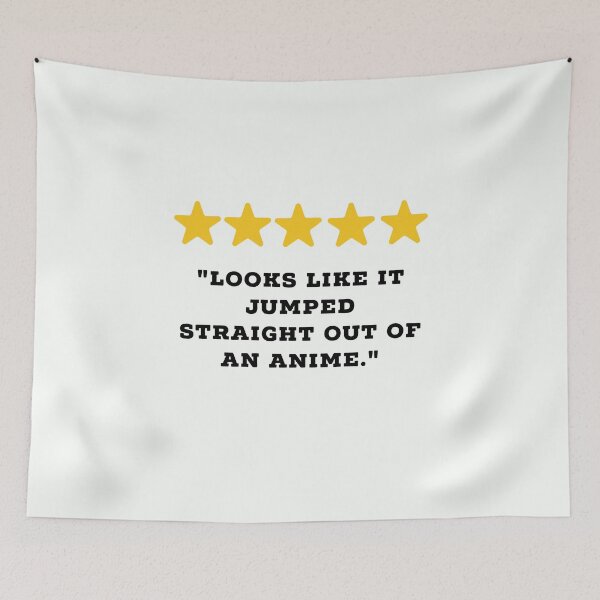 Item preview, Anime Lover Reviews Funny 5 Star Review #1 designed and sold by Jollys-ArtShop.