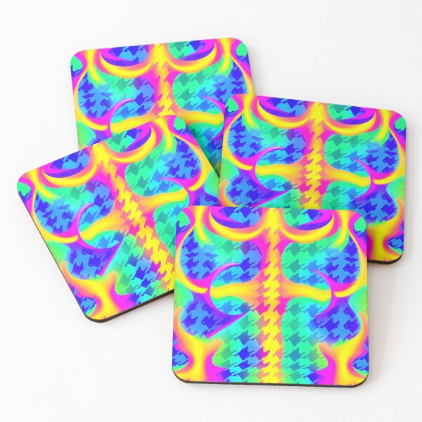 Item preview, Psychedelic Hounds Tooth 4 designed and sold by Dose of Dysfunction.