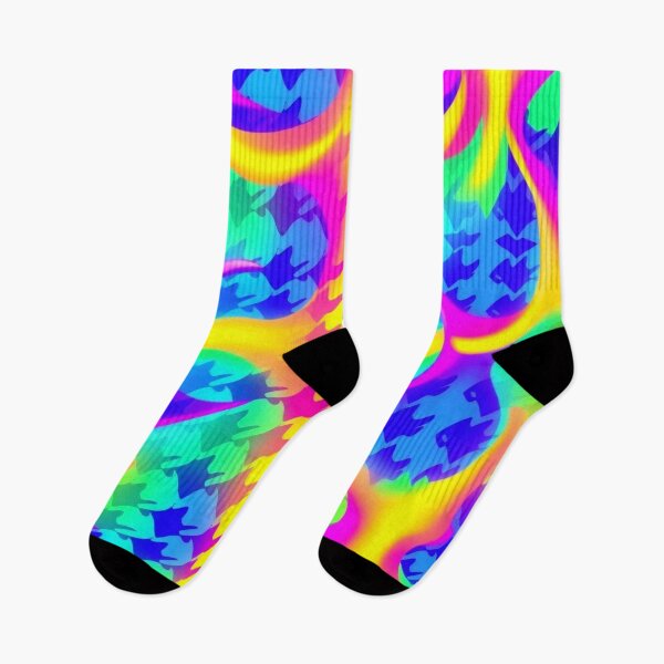 Item preview, Psychedelic Hounds Tooth 4 designed and sold by Dose of Dysfunction.