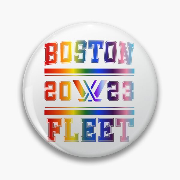Item preview, Boston Fleet Pride Rainbow PWHL Vintage Logo designed and sold by coffeepolicy.