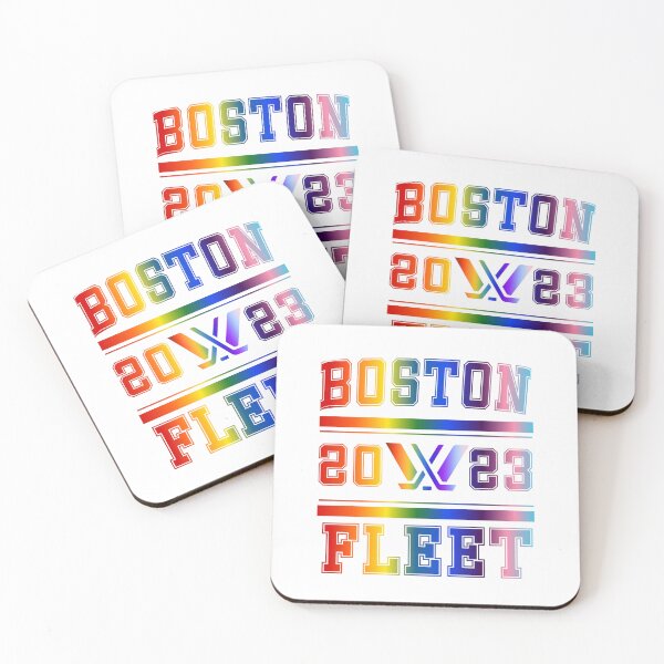 Item preview, Boston Fleet Pride Rainbow PWHL Vintage Logo designed and sold by coffeepolicy.