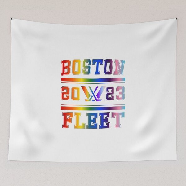 Item preview, Boston Fleet Pride Rainbow PWHL Vintage Logo designed and sold by coffeepolicy.
