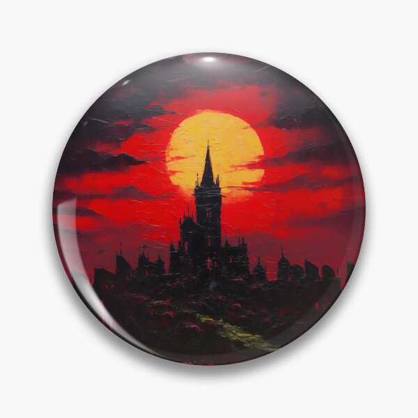 Item preview, Castlevania - Dracula's castel. Red rose darkness series. Version 2. Oil painting designed and sold by alexkempart.