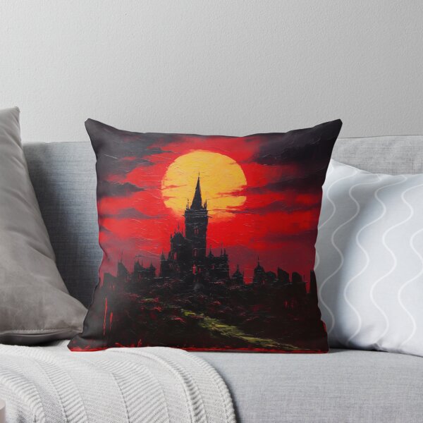 Item preview, Castlevania - Dracula's castel. Red rose darkness series. Version 2. Oil painting designed and sold by alexkempart.