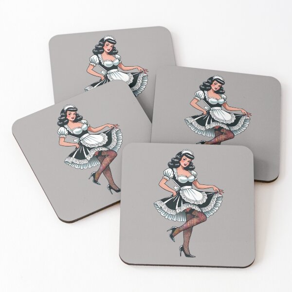 Item preview, French Maid Pin-up designed and sold by PinUpPizzazz.