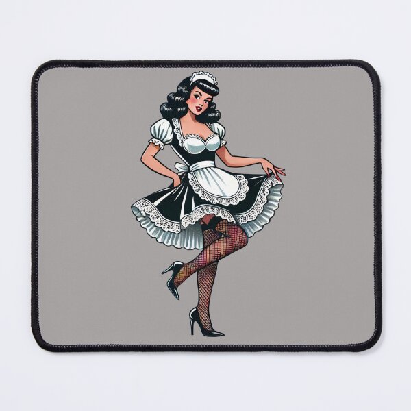 Item preview, French Maid Pin-up designed and sold by PinUpPizzazz.