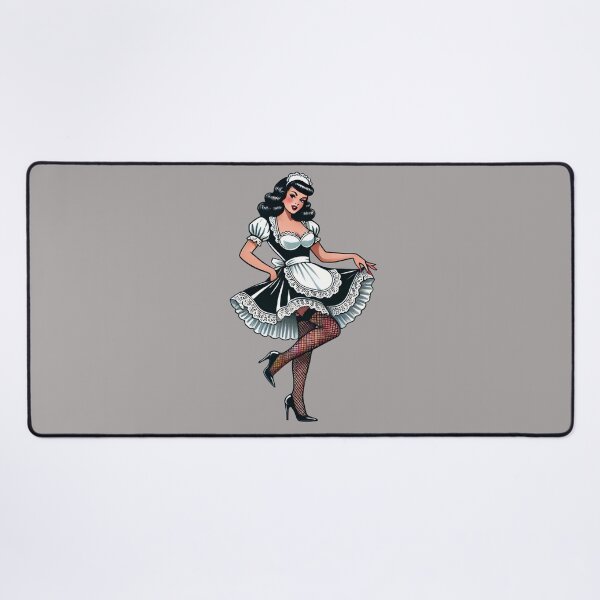 Item preview, French Maid Pin-up designed and sold by PinUpPizzazz.