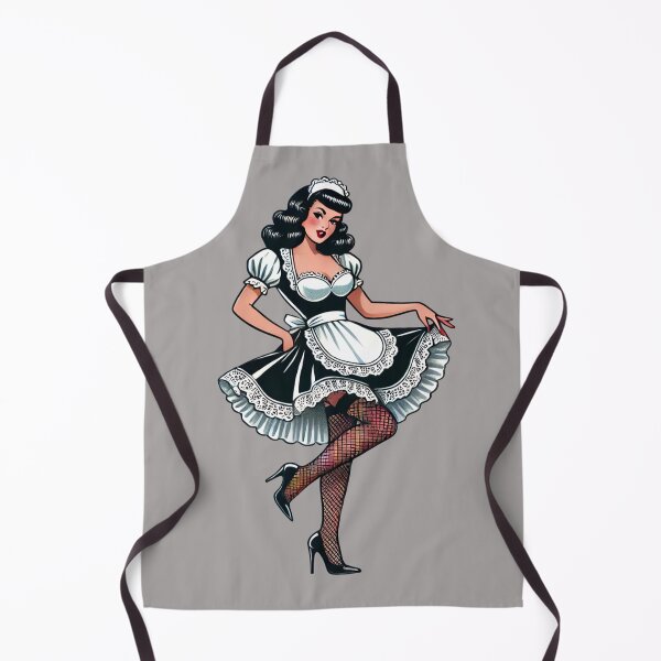 Item preview, French Maid Pin-up designed and sold by PinUpPizzazz.