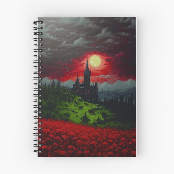 Item preview, Castlevania - Dracula's castel. Red rose darkness series. Version 3. Oil painting designed and sold by alexkempart.
