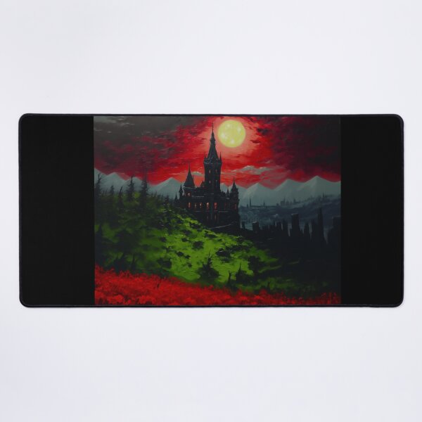 Item preview, Castlevania - Dracula's castel. Red rose darkness series. Version 3. Oil painting designed and sold by alexkempart.