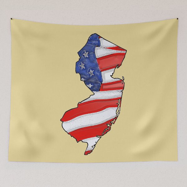 Item preview, Patriotic New Jersey designed and sold by Havocgirl.