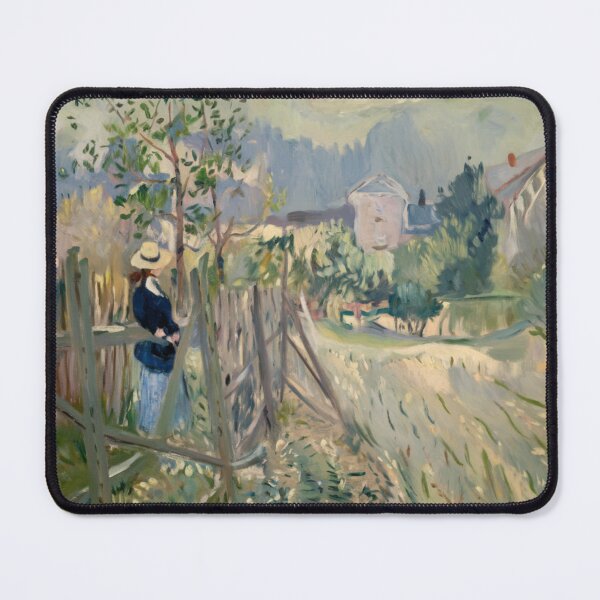 Item preview, Woman in a French Meadow - Pissarro and Monet Inspired Impressionist Painting designed and sold by CARRAANN.